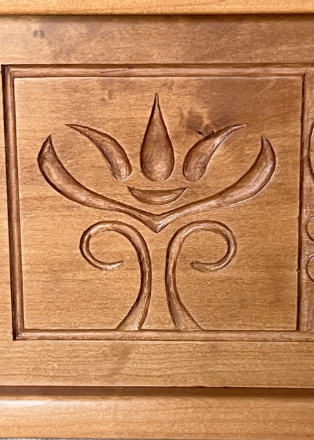 Left Tulip Carving